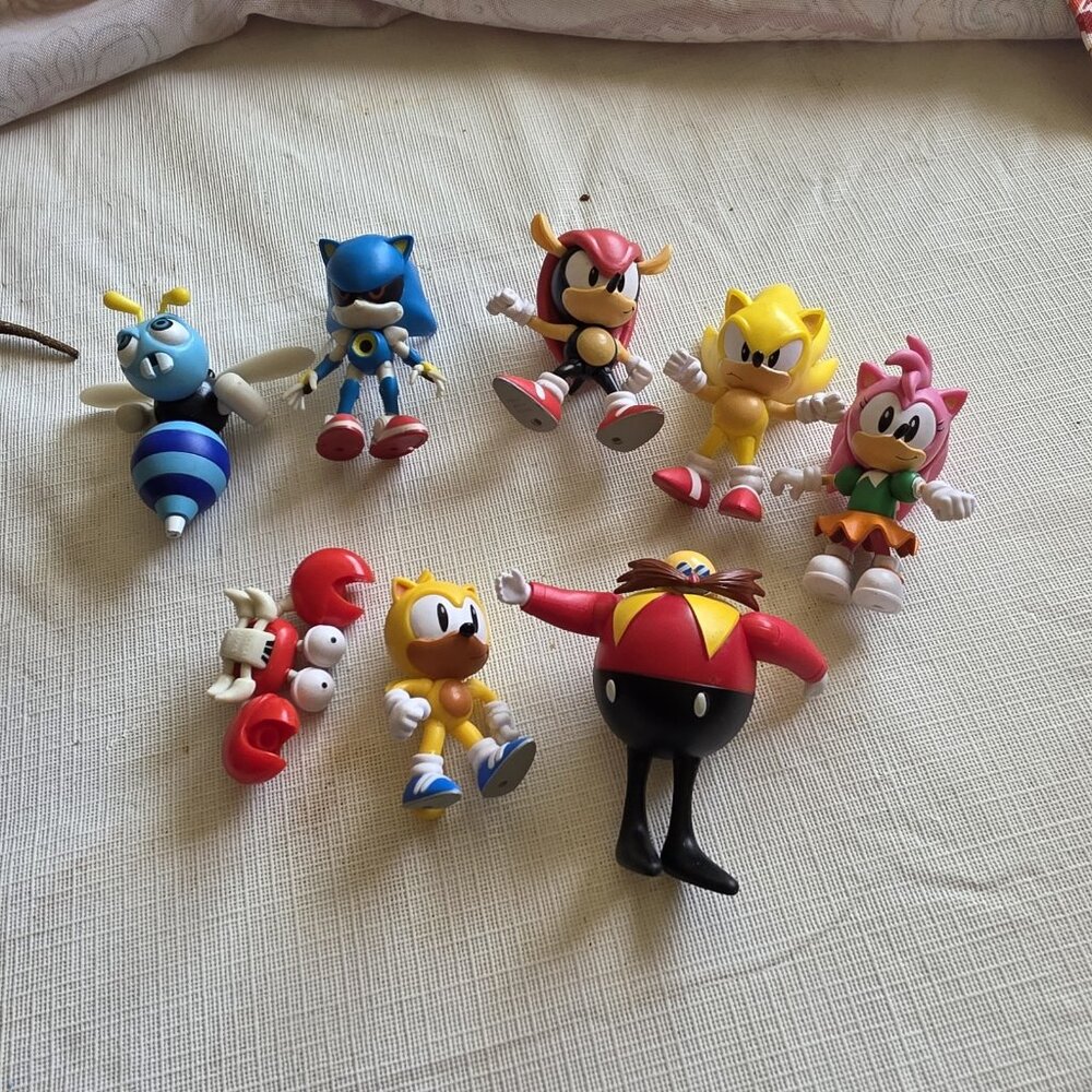 Sonic The Hedgehog Figures Lot Of 8 Cake Toppers Cake Decor